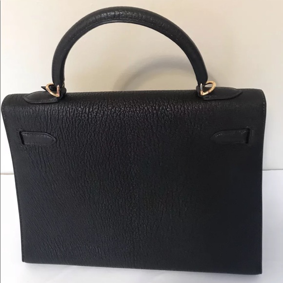 Hermes 32 cm  Rare Chevre Kelly Bag - Picture 11 of 11